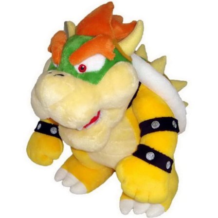 Plush - - Super Mario - Bowser 10" Myk Dukke Nye Lekegaver 1423