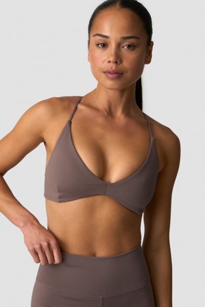 ICANIWILL - Nimble Strappy Sports Bra Dusty Brown - Dames - sportkleding van ICIW