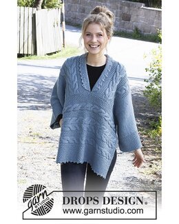 Garnpakke Poncho - Drops Design