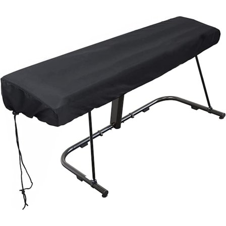 61 Tangenter Elektroniskt Piano Tangentbord Dammskydd Tangentbord Väska Skydd Polyester och Spandex Skydd med Inbyggd och Elastisk Dragsnöre Stängning