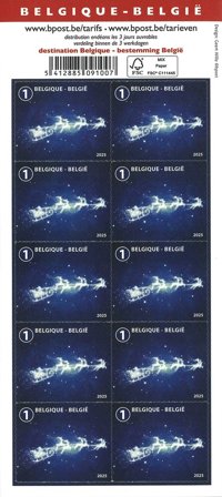 Belgien - Julen 2025: Julemand - Postfrisk hæfte