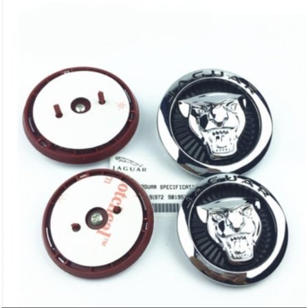 IC High Energy Koristeellinen Auton Logo Jaguar S XEXFXJL Henkilökohtaiset Autotarrat F-TYPE Ulkoasu Koristelu Muokattu Verkko (Musta 86mm)