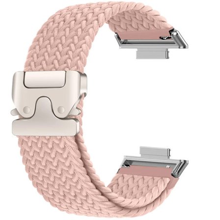 Elastiskt flätat soloband i nylon för Huawei Watch Fit 4 pro/4/3 Armband Herr Dam Armbandsur för Huawei Fit 2 Fit 1 Band