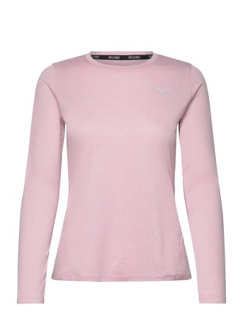 Core Impulse Ls Tee Pink Mizuno