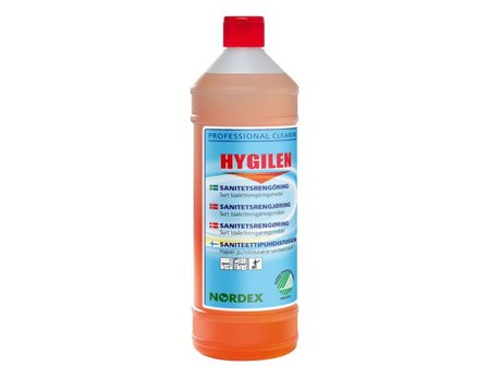 NORDEX Sanitetsrengöring Hygilen 1L - Lyreco - Städ och hygien - Rengöringsmedel - Sanitetsrent