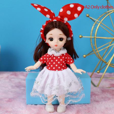 16-17 Cm Dockkläder Dress Up Kjol Suit Bästa Presenterna Till Barn