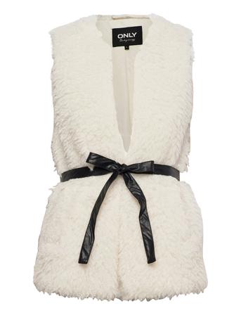 Onll Teddy Waistcoat Cc Otw White ONLY
