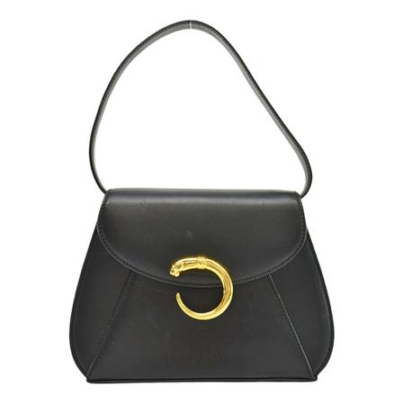 Cartier Vintage, Pre-owned Shoulder Bags Zwart, Dames, Maat:ONE Size