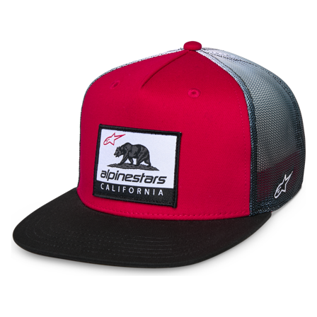 Alpinestars Cali Gradient Trucker Cap Red/Black/White Onesize