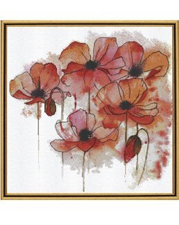 Broderikit Billede Forårsblomster - Abris Art