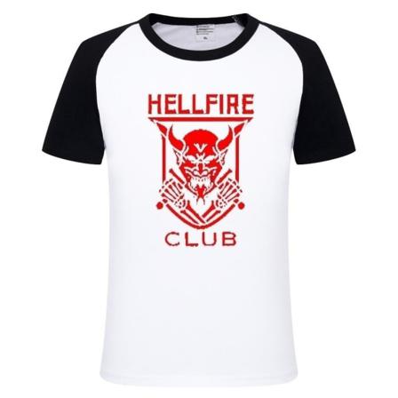 Stranger Things Kläder T-shirt Hellfire Vuxen Xxxl