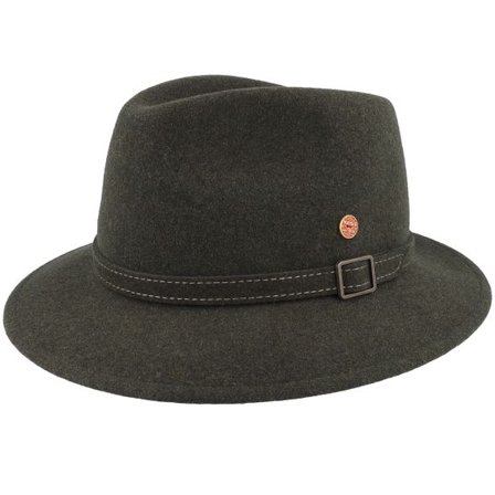 Mayser - Grön earflap Hatt - Dale Trecking Ear Flap Green Fedora @ Hatstore