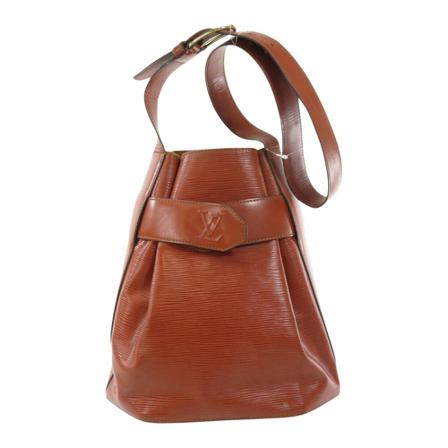Louis Vuitton Vintage, Pre-owned Bucket Bag Bruin, Dames, Maat:ONE Size,leer