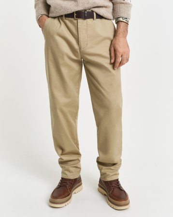 GANT Herren Regular Fit Chinohose (32/30) Khaki