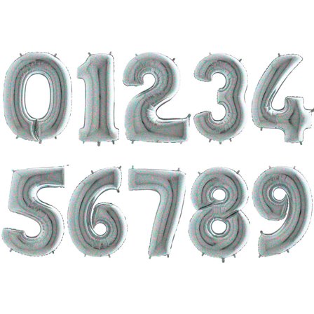 Tallballong Sølv Prismatisk