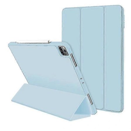 Kotelo Ipad Pro 12.9 tuumalle kynätelineellä (VAALEANSININEN)