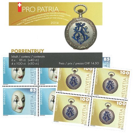 Schweiz - Pro Patria - Postfrisk frimærkehæfte