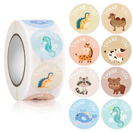 2x500st Christmas Xmas 8 Design Seahorse Cat Camel Hedgehog Th White