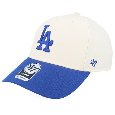 47 Brand - MLB Vit adjustable Keps - Los Angeles Dodgers Two Tone Mvp Natural/RoyaL Adjustable @ Hatstore