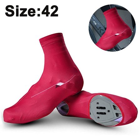 Vedenpitävät pyöräilykengän suojukset | Talven kylmänsuojaus | Punainen 40