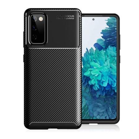 Carbon Shield Samsung Galaxy S20 FE kotelot - Musta Black