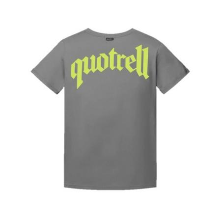 Quotrell Wing T-Shirt , Grijs , Heren , Maat: S