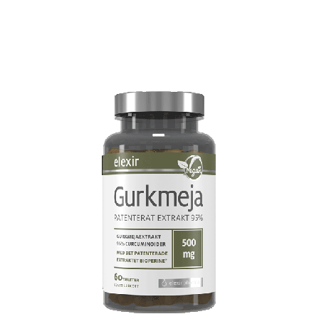 Elexir Pharma Gurkmeja 500 mg, 60 tablettia