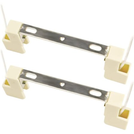 R7S 118mm halogenlampeholder og R7S LED-pære, AC 100-240V, til spotlight/væg/loftlampe, 2 stk.