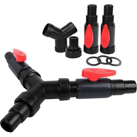 20/25mm (3/4" 1") Y-fördelare Vattenfördelare för dammpump CST-01F [DB]