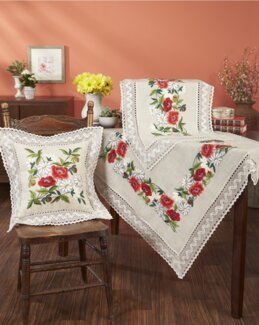 Pude Blomster med eller uden garn - Pude uden garn - Duftin