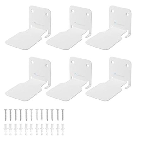 XJ-6st Flydende Boghylde Kraftig Usynlig Flydende Boghylder Til Væg Pladsbesparende, Jernplade Metal