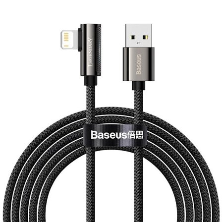 Baseus Mobile Game Lightning Kabel USB 2,4A 1m - Svart