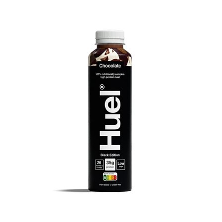 Måltidserstatning Huel Sort Edition 12x500 ml, Chokolade - Bodyman.dk