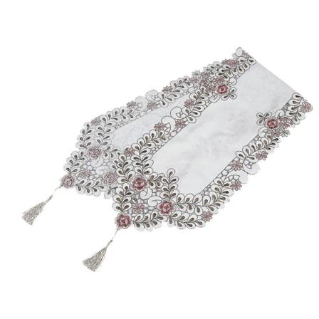 Ny bordløper Broderte blomster Bordduk Mønster: 1 Blomst Størrelse: 40x150cm