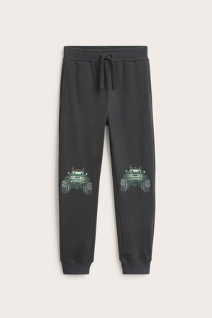 Kappahl | Spodnie dresowe z nadrukiem | Czarne