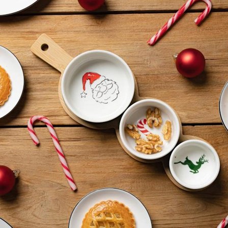 Bricka | TROEL LUGA | med runda koppar, 3 st | 35 cm | 832531_MGF