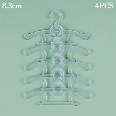 4stk Mini Bøjler Kjole Tøj Hængende 8,3CM4STK 4STK
