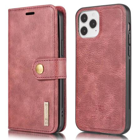 Dg.ming Magnetskal/plånbok "2 I 1" Iphone 13 - Röd Röd