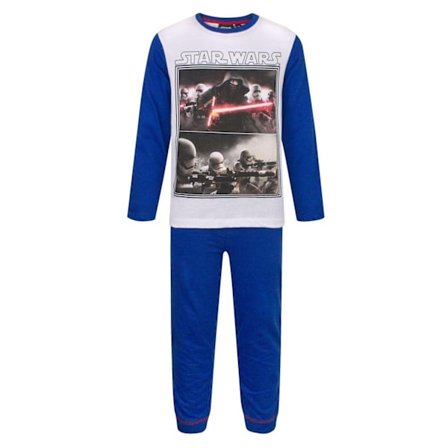 Star Wars: The Force Awakens Barn/Barn Longärmad Lång Pyjamas Set 4 År Blå.