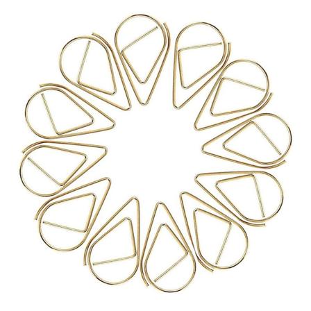 100 stk Papirklips, Holdbare & Rustfrie Papirklips Ideelle For