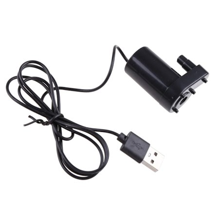 Mikro nedsenkbar vannpumpe fisketanker Akvarium Usb-drevet for DC 5V 2-3L/min Lader Minimotor Vannpumpetilbehør