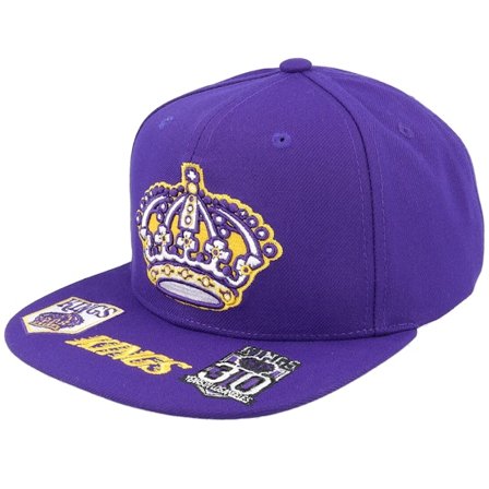 Mitchell & Ness - Violett snapback Cap - Vintage Hat Trick Purple Snapback @ Hatstore