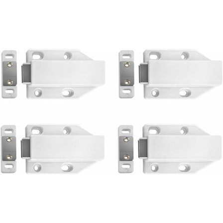 Magnetisk dørlås Magnetisk fangstskabsdæmper til skabsdør Skuffe 4-pak