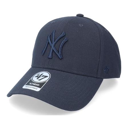 47 Brand - MLB Ble adjustable Czapka Z Daszkiem - New York Yankees Mvp Navy Adjustable @ Hatstore