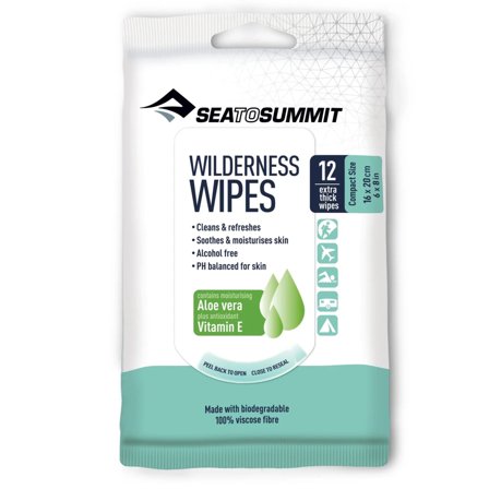 Sea to Summit Wilderness Wipes XL 8-pc White