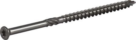 ESSVE 644500 Plattingskrue 5 mm Ø, A4, TX20 100 mm, 100-pakning, Innfesting