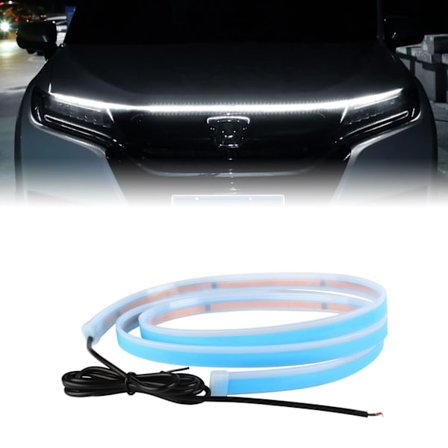 Dynamisk Scan Hjelm Lys Kit, LED Bil Hjelm Lys Stribe, Vandtæt Bil Hjelm Kørelys Stribe, Bil Kørelys