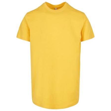 Build Your Brand Herr Basic Rundhals T-shirt 3XL Taxi Gul