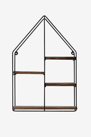 Homitis - Vägghylla Lilium - Brun - Vägghyllor - Från Homeroom