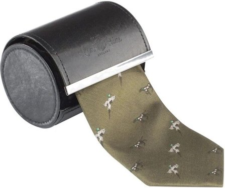 Alan Paine M's Ripon Silk Tie Olive